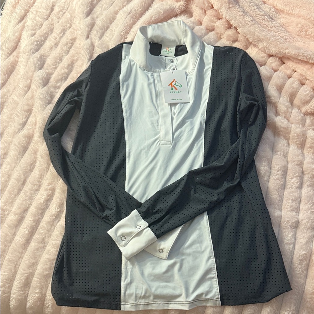 NWT Kismet Capri Long Sleeve Riding Shirt